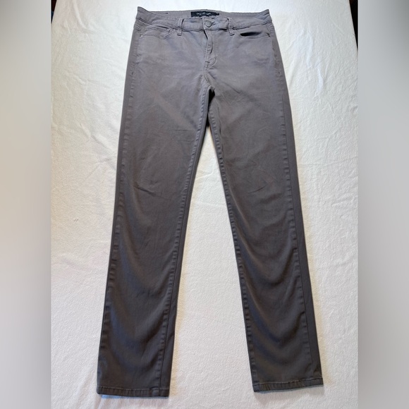 Calvin Klein Jeans Light Gray Denim Straight Leg Size 10 - Picture 1 of 9
